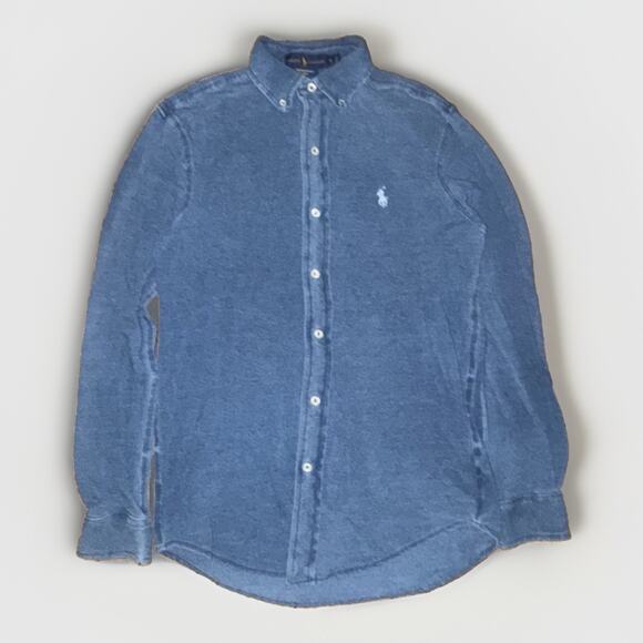 Ralph Lauren Other - Ralph Lauren Featherweight Meat Button Up Shirt Blue Small 19x25